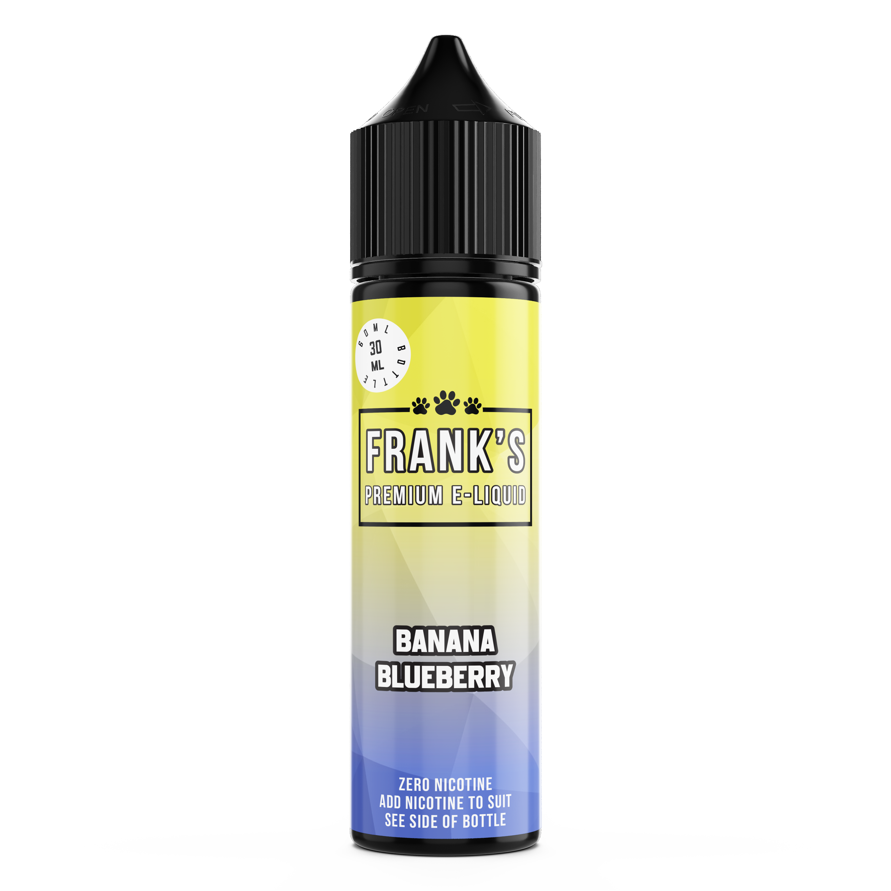 Frank's - Banana Blueberry - Longfill - 0 to 10mg Frank's - Banana Blueberry - Longfill - 0 to 10mg