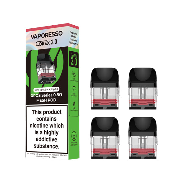 Vaporesso - Xros Pods 0.8 </br>(4 Pack)