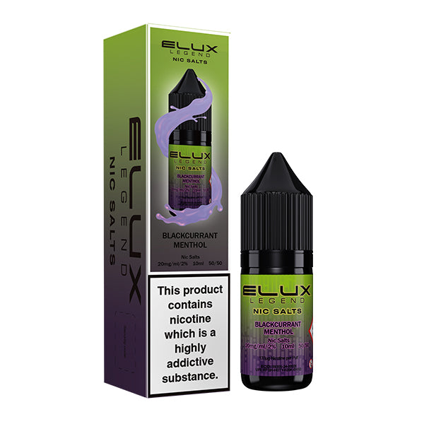 ELUX - BLACKCURRANT MENTHOL - NIC SALT 10MG