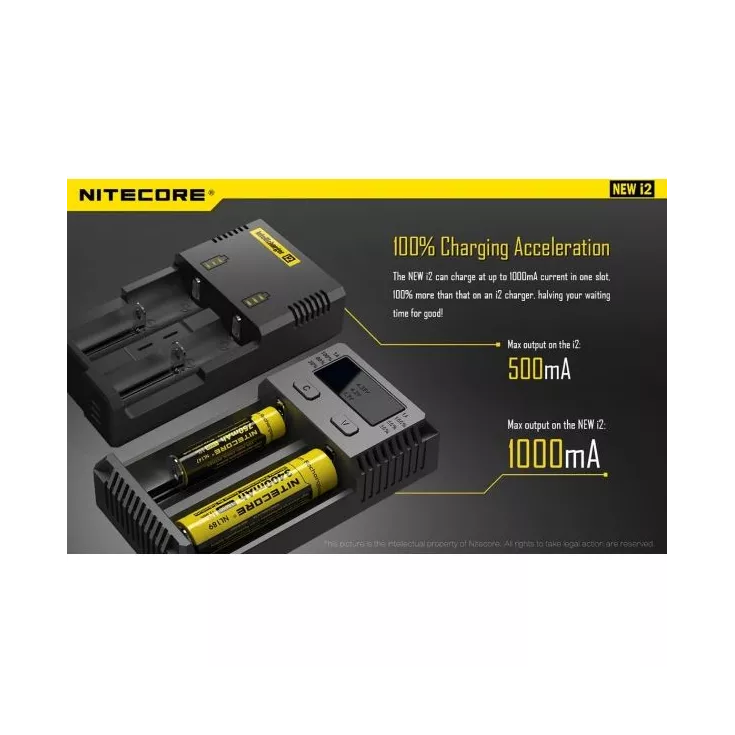 NITECORE - INTELLICHARGER i2 - BATTERY CHARGER