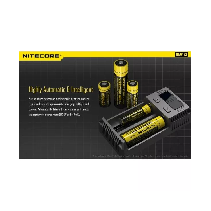 NITECORE - INTELLICHARGER i2 - BATTERY CHARGER