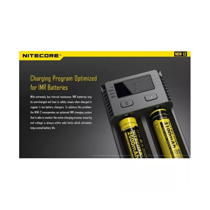 NITECORE - INTELLICHARGER i2 - BATTERY CHARGER