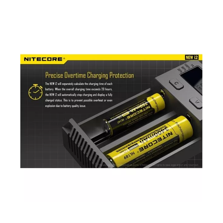 NITECORE - INTELLICHARGER i2 - BATTERY CHARGER