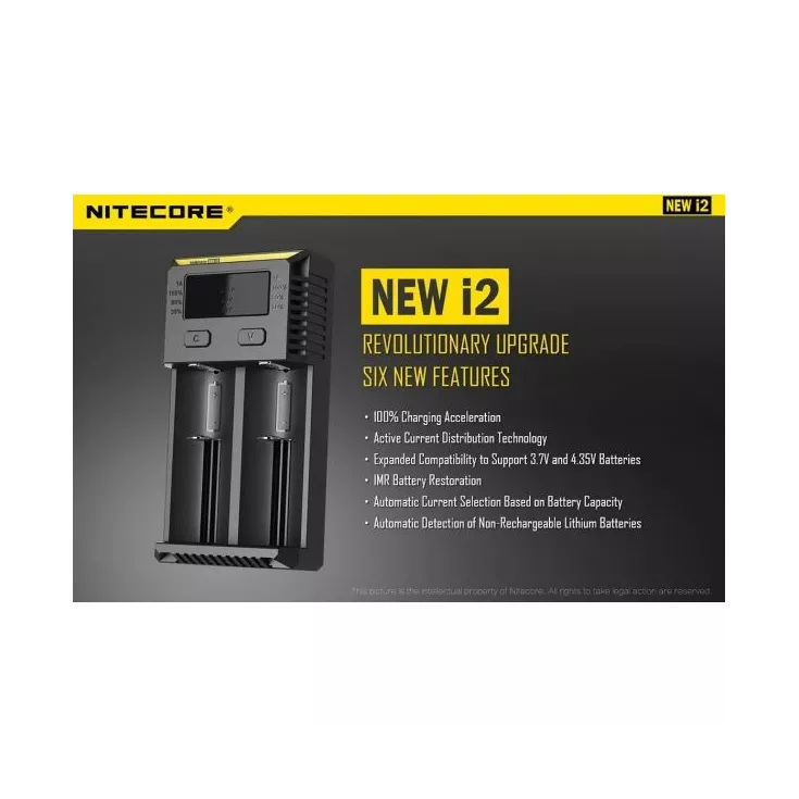 NITECORE - INTELLICHARGER i2 - BATTERY CHARGER