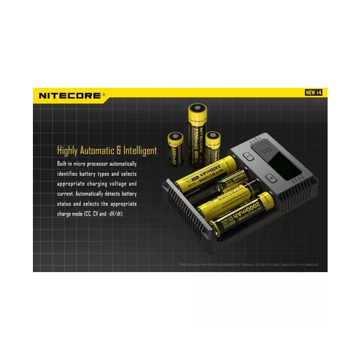 NITECORE - INTELLICHARGER i4 - BATTERY CHARGER