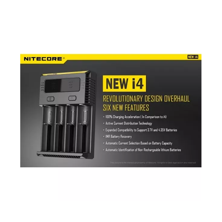 NITECORE - INTELLICHARGER i4 - BATTERY CHARGER