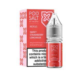 Pod Salt - Sweet Strawberry Lemonade - Nic Salt - 5MG