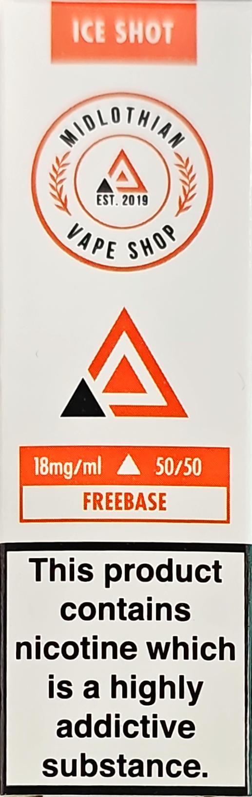 MVS -  Ice Nicotine Shot "Freebase" - 18mg