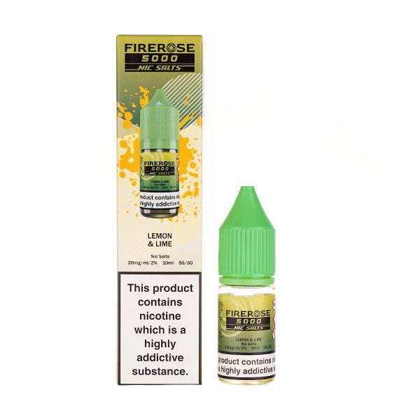 FIREROSE 5000 - LEMON & LIME - NIC SALT 10MG