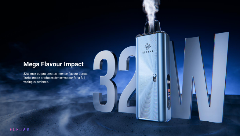 ELFBAR - ELFX MEGA KIT - SILVER