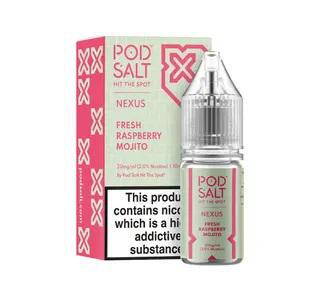 Pod Salt - Fresh Raspberry Mojito - Nic Salt - 5MG