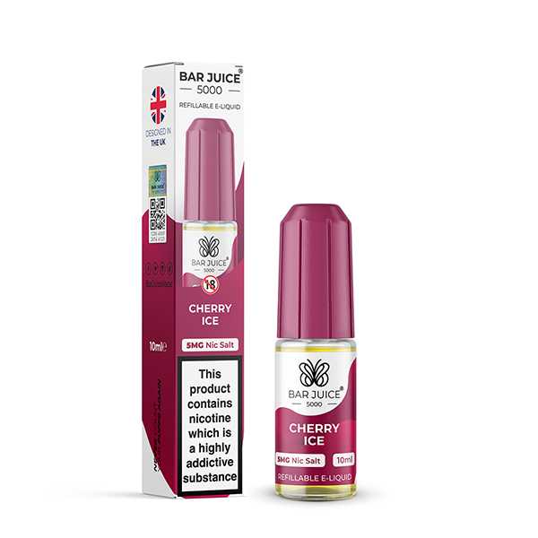 BAR JUICE 5000 - CHERRY ICE - NIC SALT 10MG