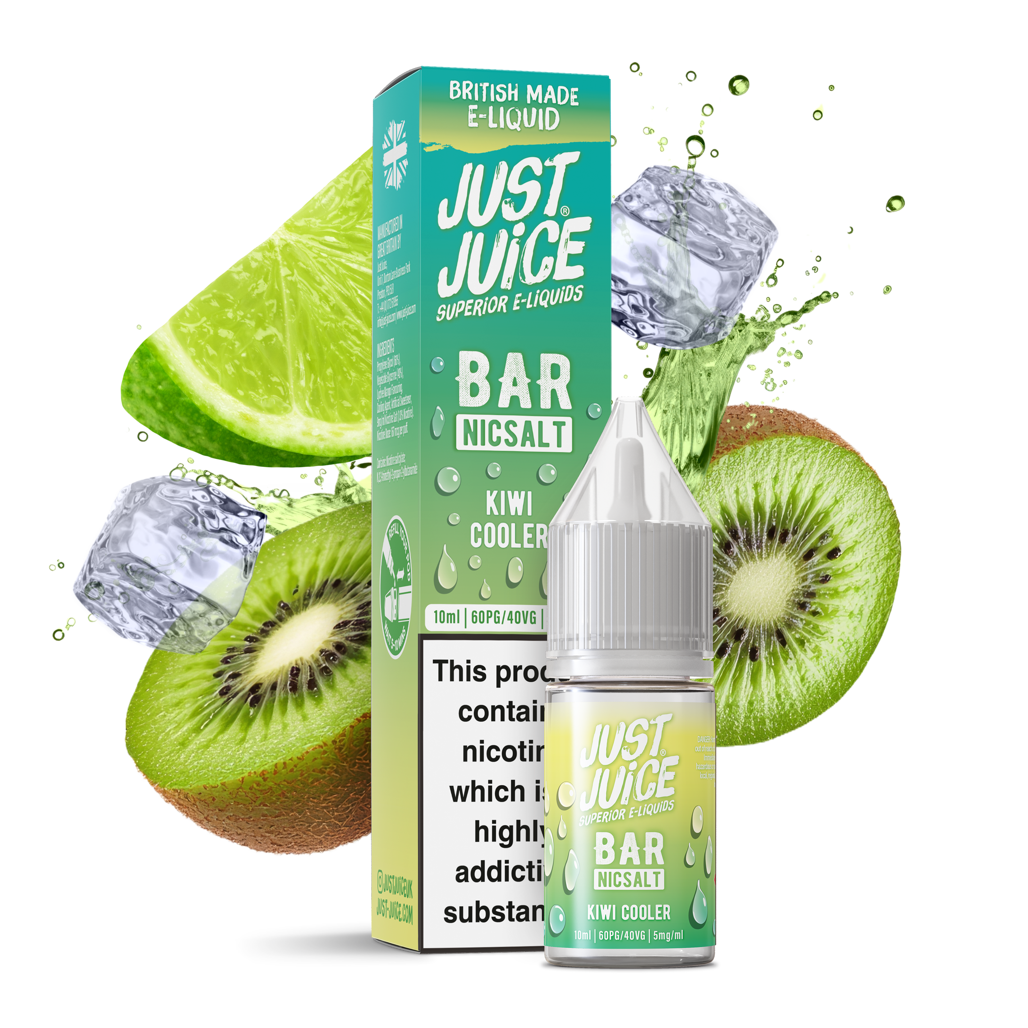 Just Juice - Kiwi Cooler - Nic Salt 5MG