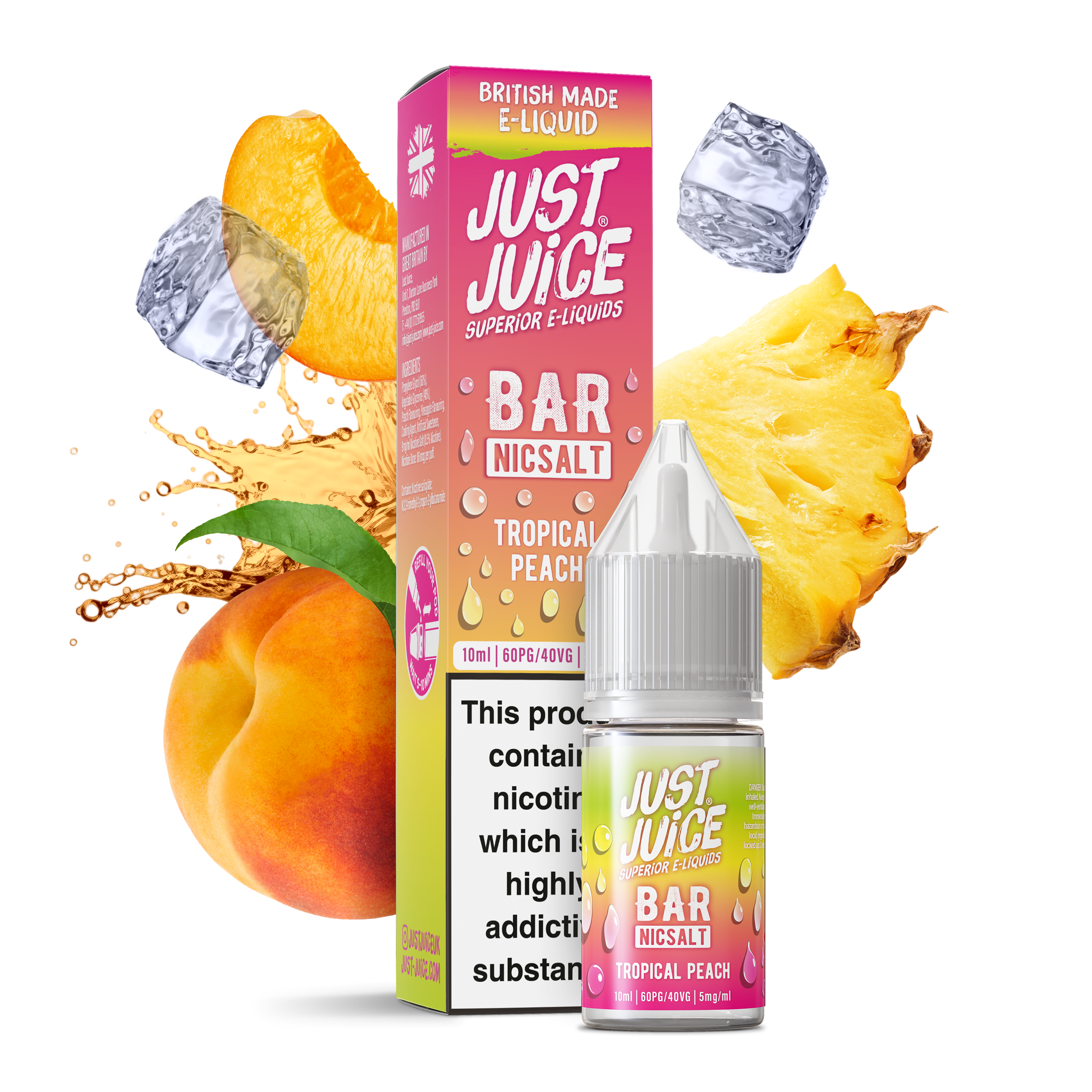 Just Juice - Tropical Peach - Nic Salt 5MG