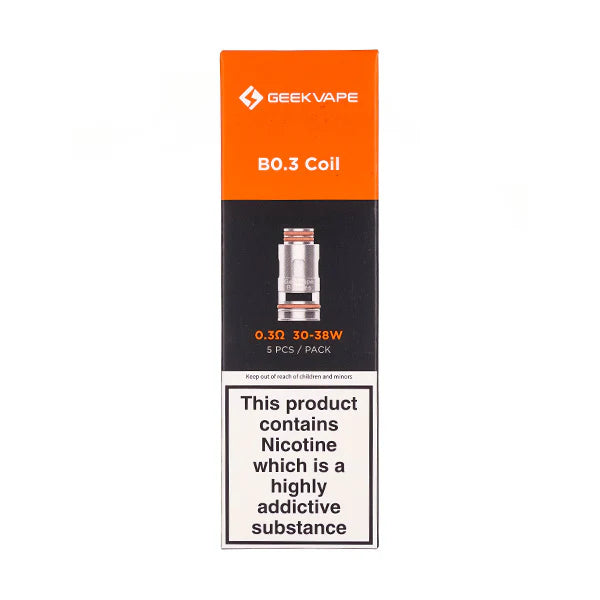Geek Vape - B Coil </br>5 Pack 0.3 Ω