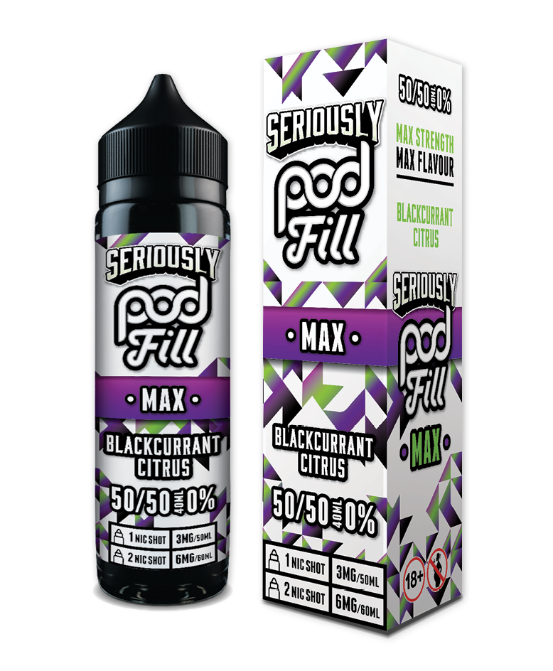 SERIOUSLY POD FILL MAX - BLACKCURRANT CITRUS - 40ML