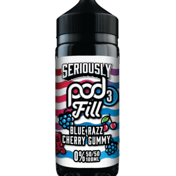 SERIOUSLY PODFILL 3 - BLUE RAZZ CHERRY GUMMY - 100ML