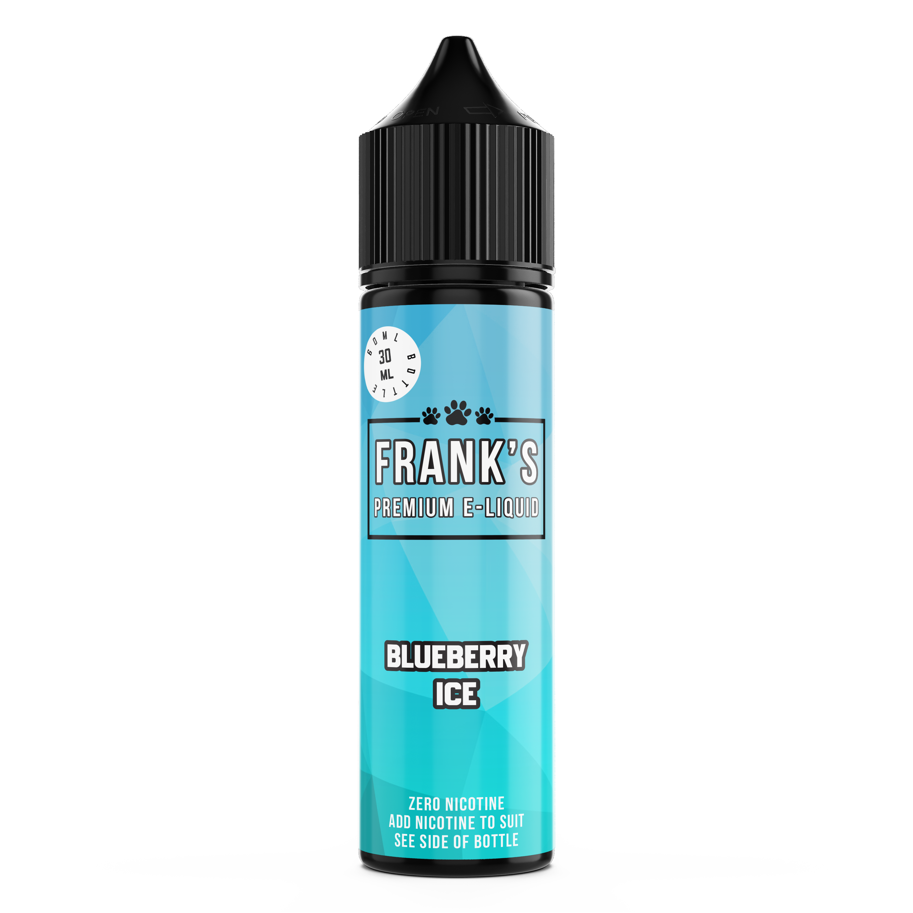 Frank's - Blueberry Ice- Longfill - 0 to 10mg