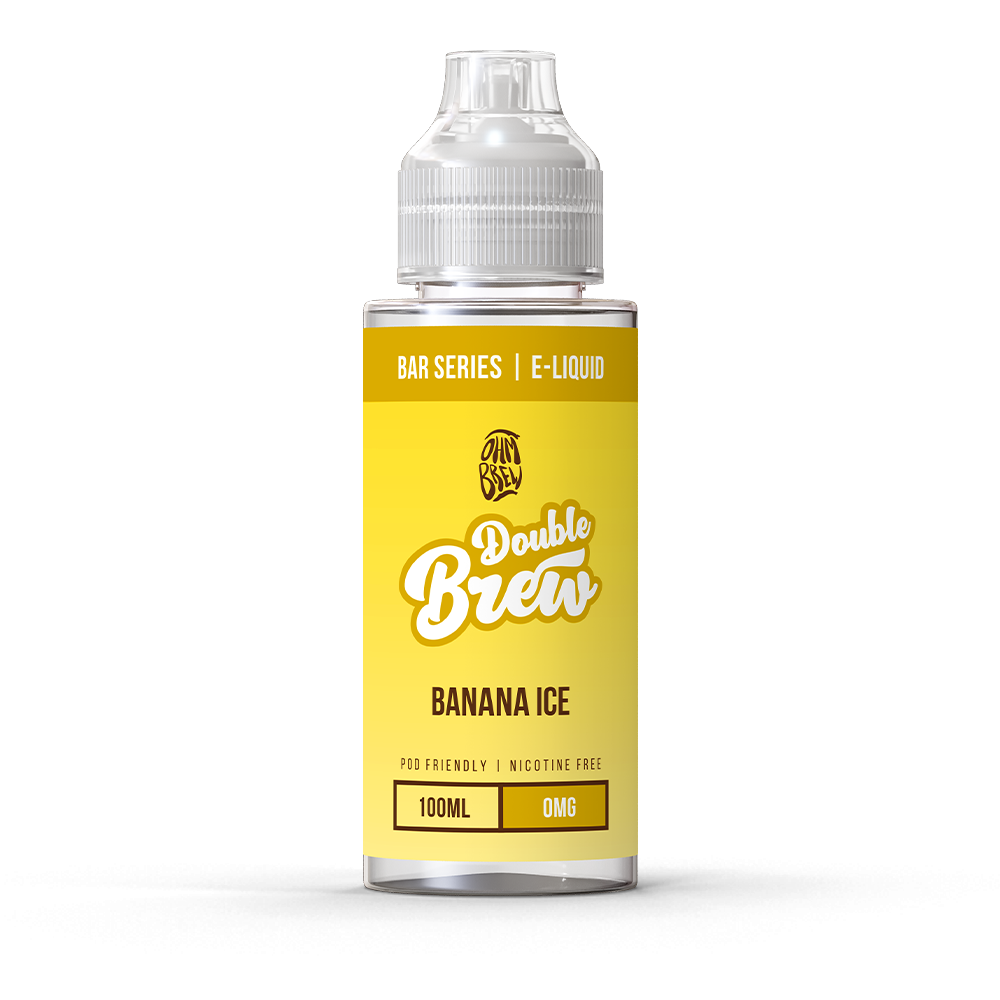 DOUBLE BREW - BANANA ICE - 100ML