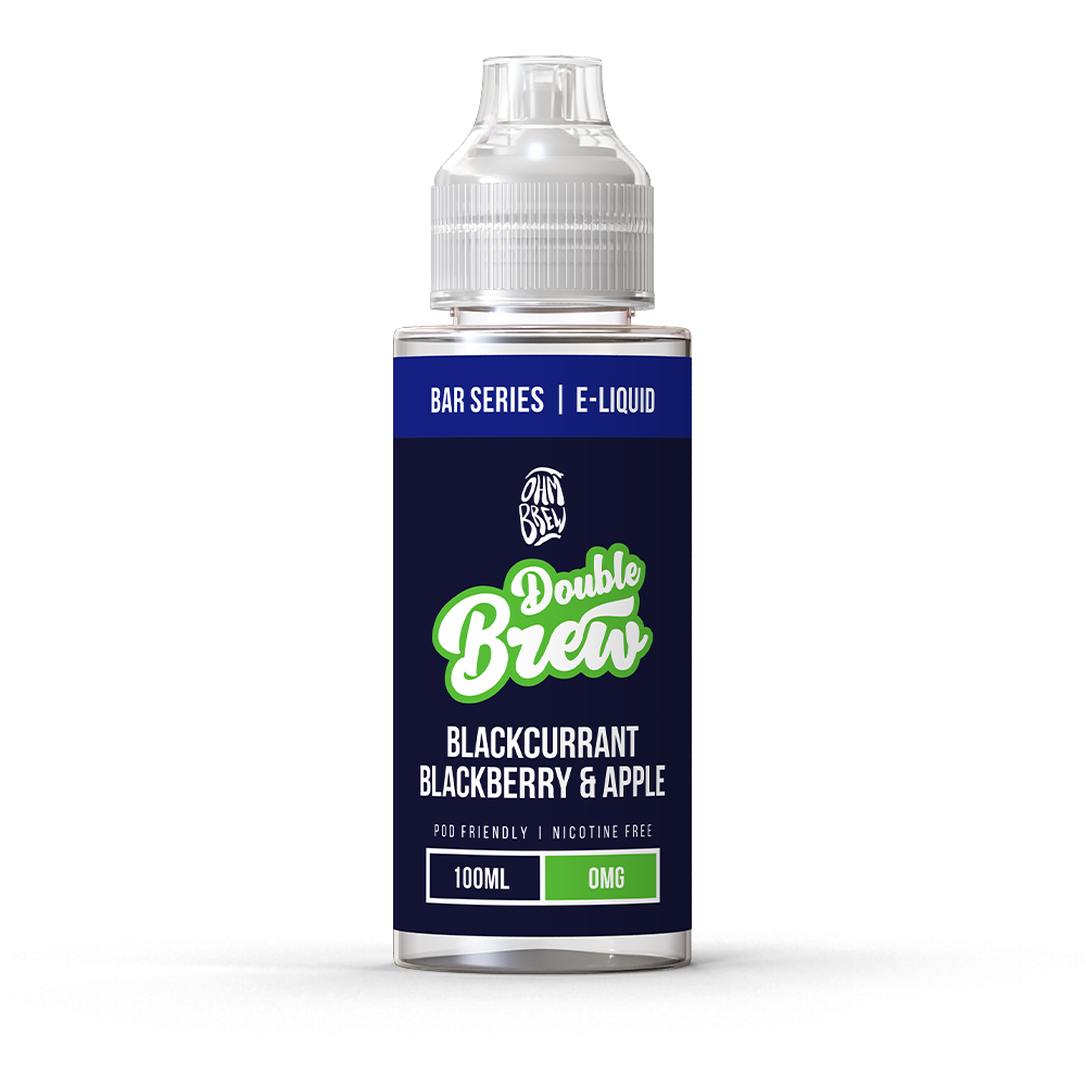 DOUBLE BREW - BLACKCURRANT BLACKBERRY & APPLE - 100ML