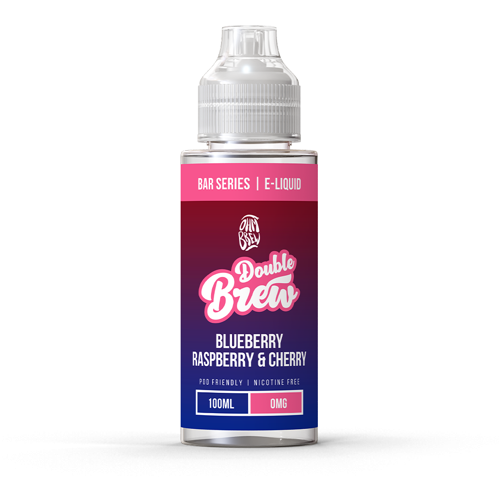 DOUBLE BREW - BLUEBERRY RASPBERRY & CHERRY - 100ML