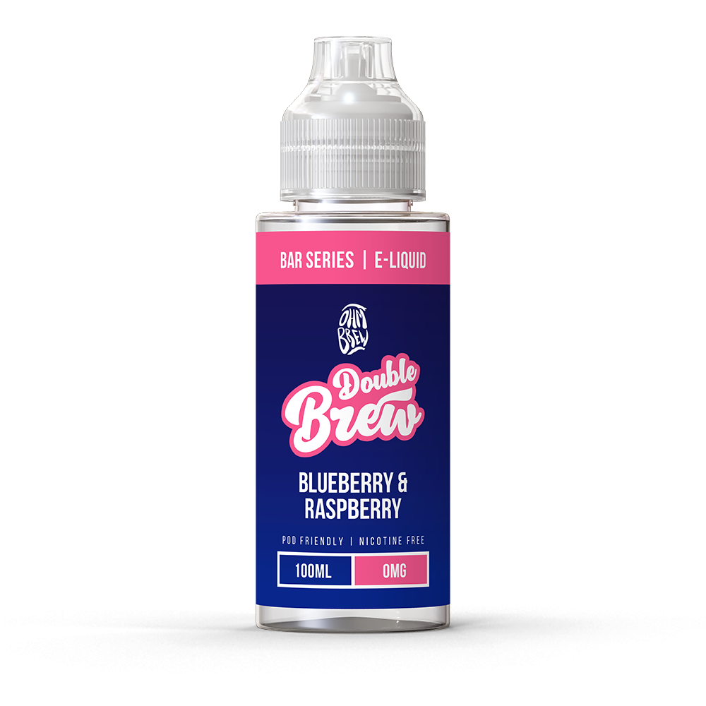 DOUBLE BREW - BLUEBERRY RASPBERRY - 100ML