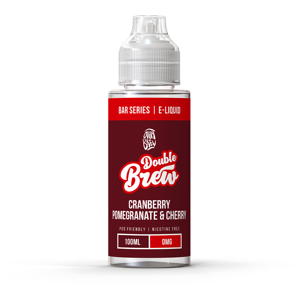 DOUBLE BREW - CRANBERRY POMEGRANATE & CHERRY - 100ML