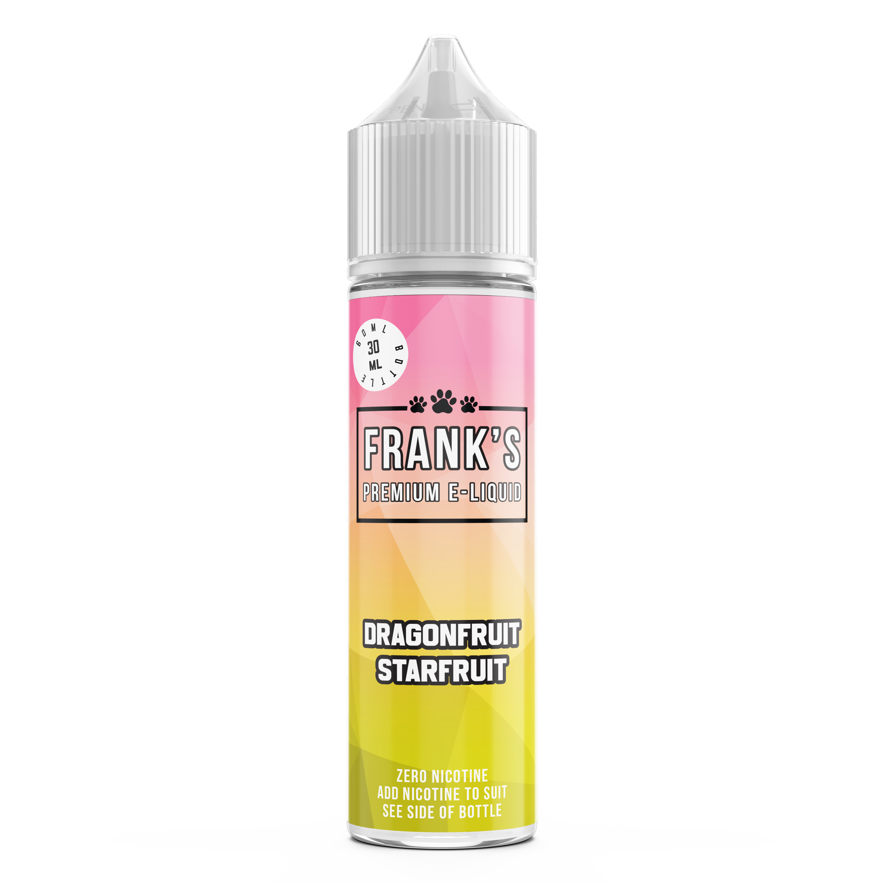 Frank's White Lid- Dragonfruit Startfruit - Longfill - 0 to 10mg
