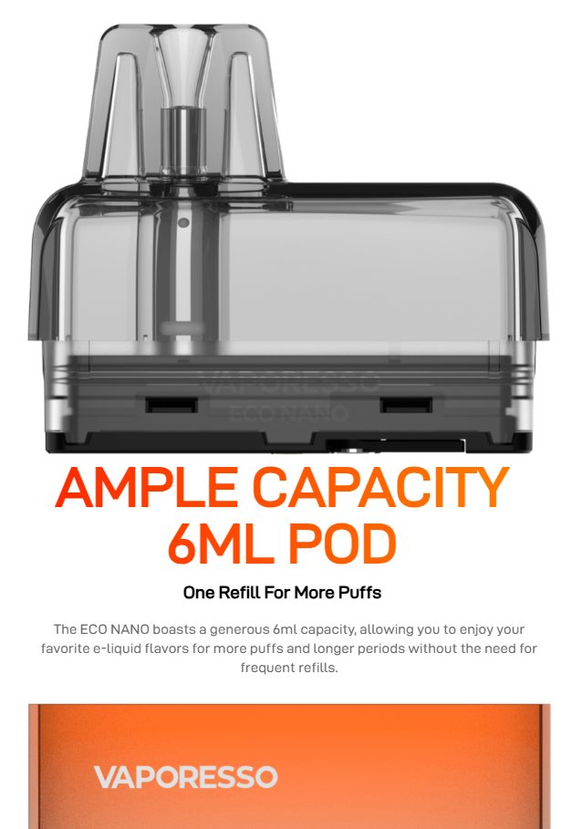 VAPORESSO - ECO NANO - BLACK TRUFFLE