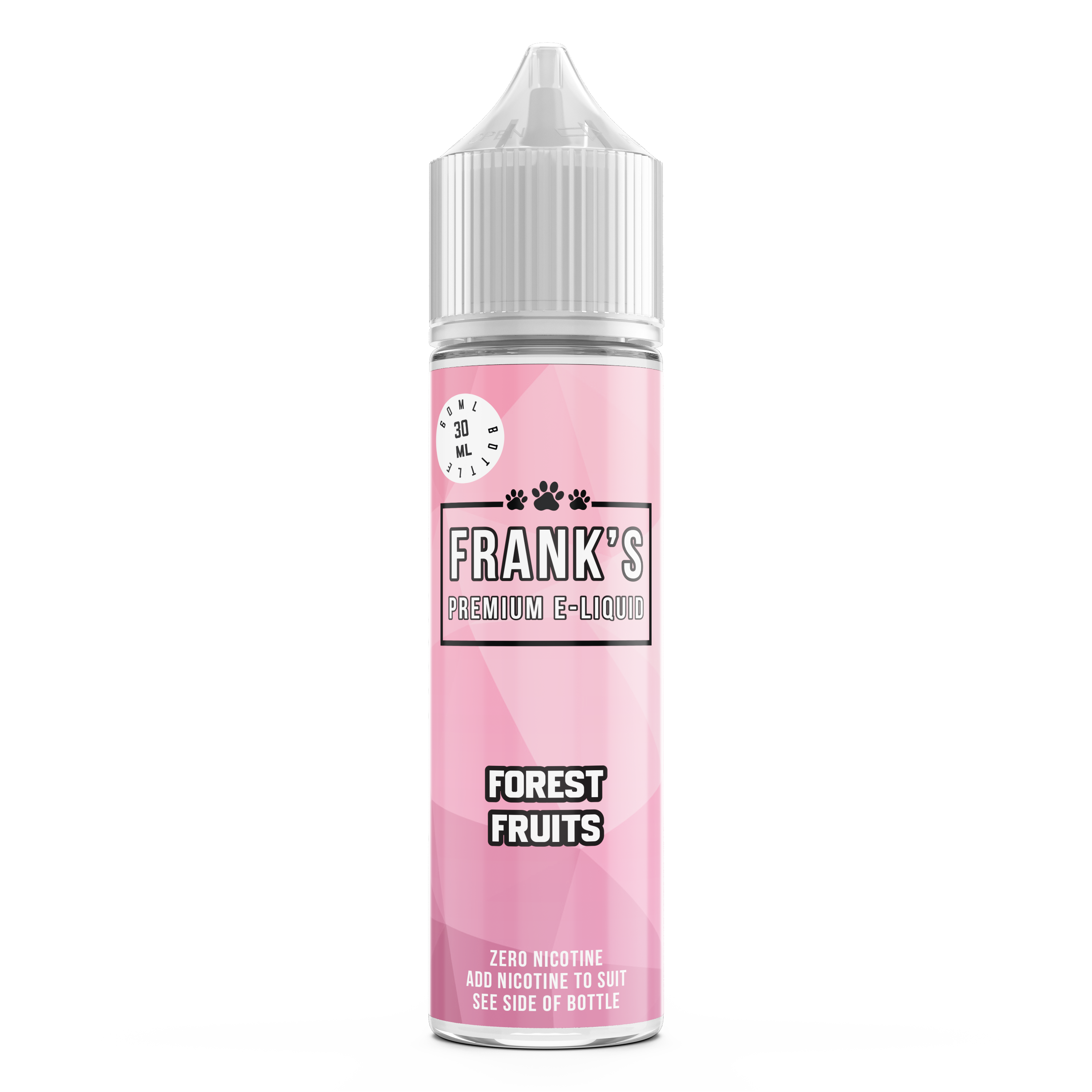 Frank's White Lid- Forest Fruits - Longfill - 0 to 10mg