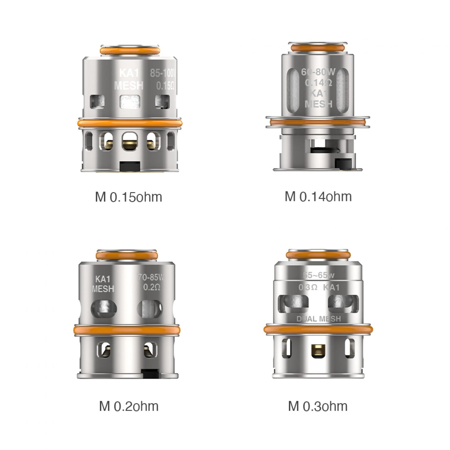 Geek Vape - M Series Quad Coil </br>(5 Pack)