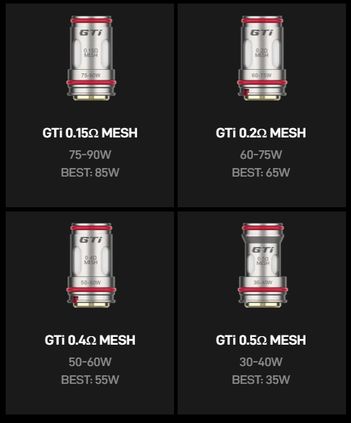 Vaporesso - Gti Coils 0.5 </br>5 pack