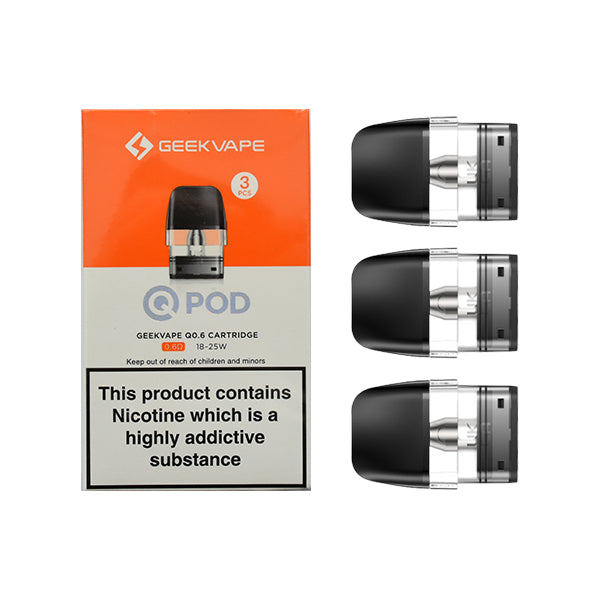 GEEK VAPE - Q-POD 0.6 </br>2ml (3 Pack)