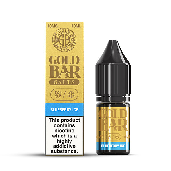 GOLD BAR - BLUEBERRY ICE - NIC SALT 10MG