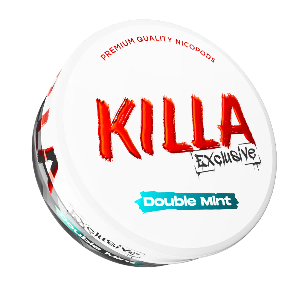 KILLA - DOUBLE MINT - NICOTINE POUCHES 13.2MG