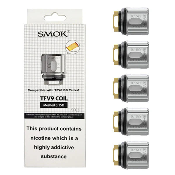Smok - TFV9 0.15 Coils </br>(5 Pack)