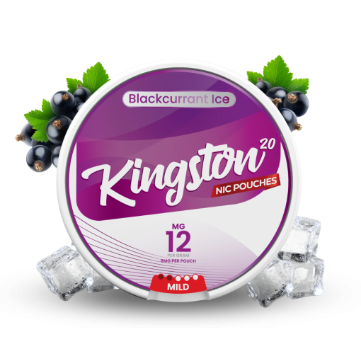 KINGSTON - BLACKCURRANT ICE - POUCHES 8MG