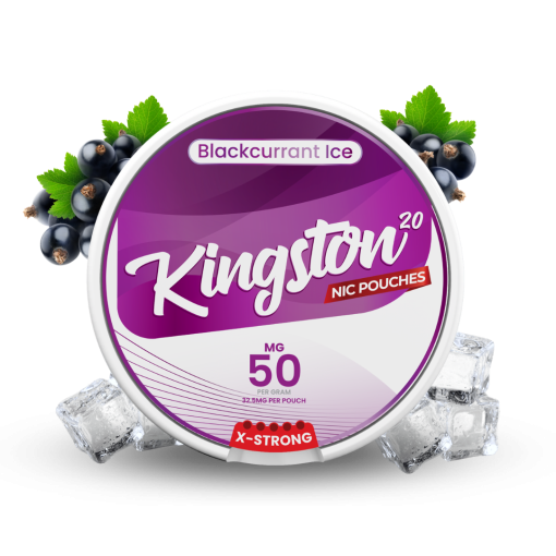 KINGSTON - BLACKCURRANT ICE - POUCHES 32.5MG