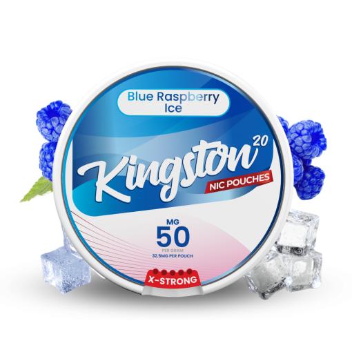 KINGSTON - BLUE RASPBERRY ICE - POUCHES 32.5MG