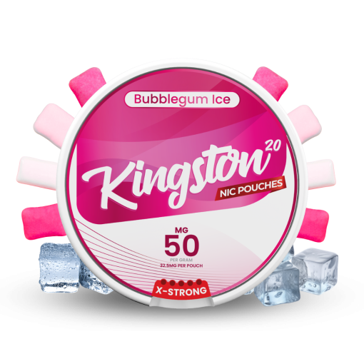 KINGSTON - BUBBLEGUM ICE - POUCHES 32.5MG