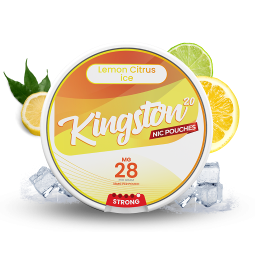 KINGSTON - LEMON CITRUS ICE - POUCHES 18MG