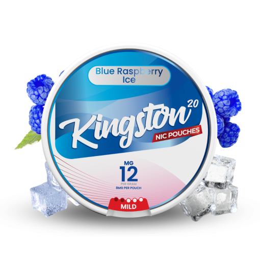 KINGSTON - BLUE RASPBERRY ICE - POUCHES 8MG