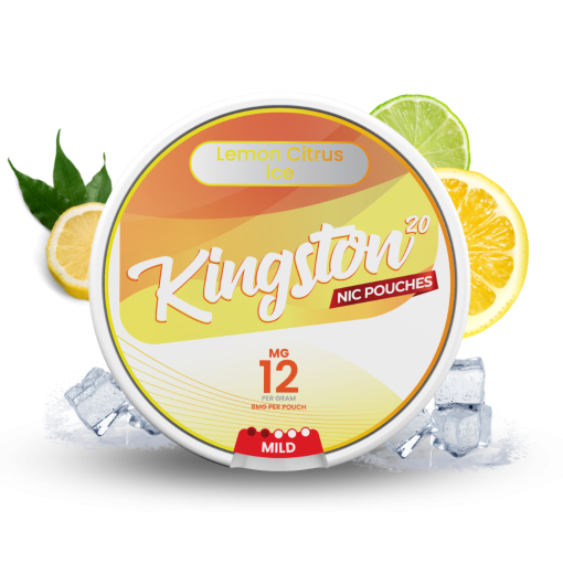 KINGSTON - LEMON CITRUS ICE - POUCHES 8MG