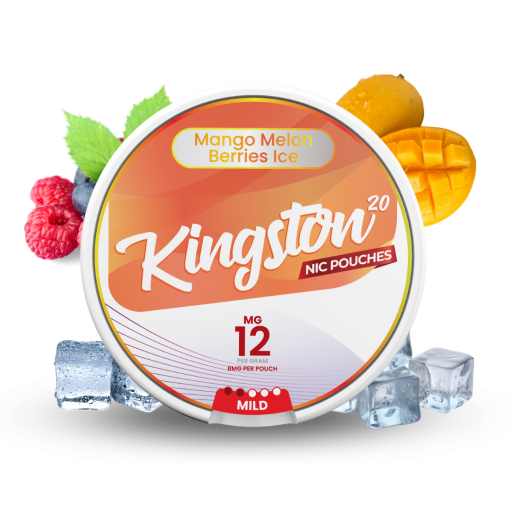 KINGSTON - MANGO MELON BERRIES ICE - POUCHES 8MG