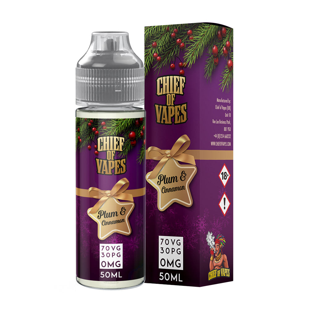 CHIEF OF VAPES - PLUM AND CINNAMON - 50ML