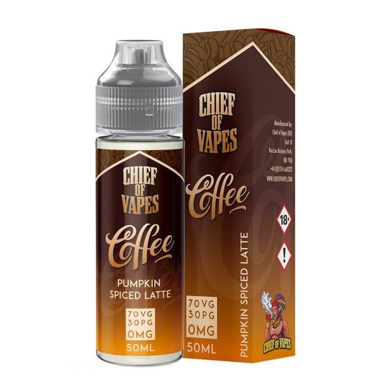 CHIEF OF VAPES - PUMPKIN SPICED LATTE - 50ML