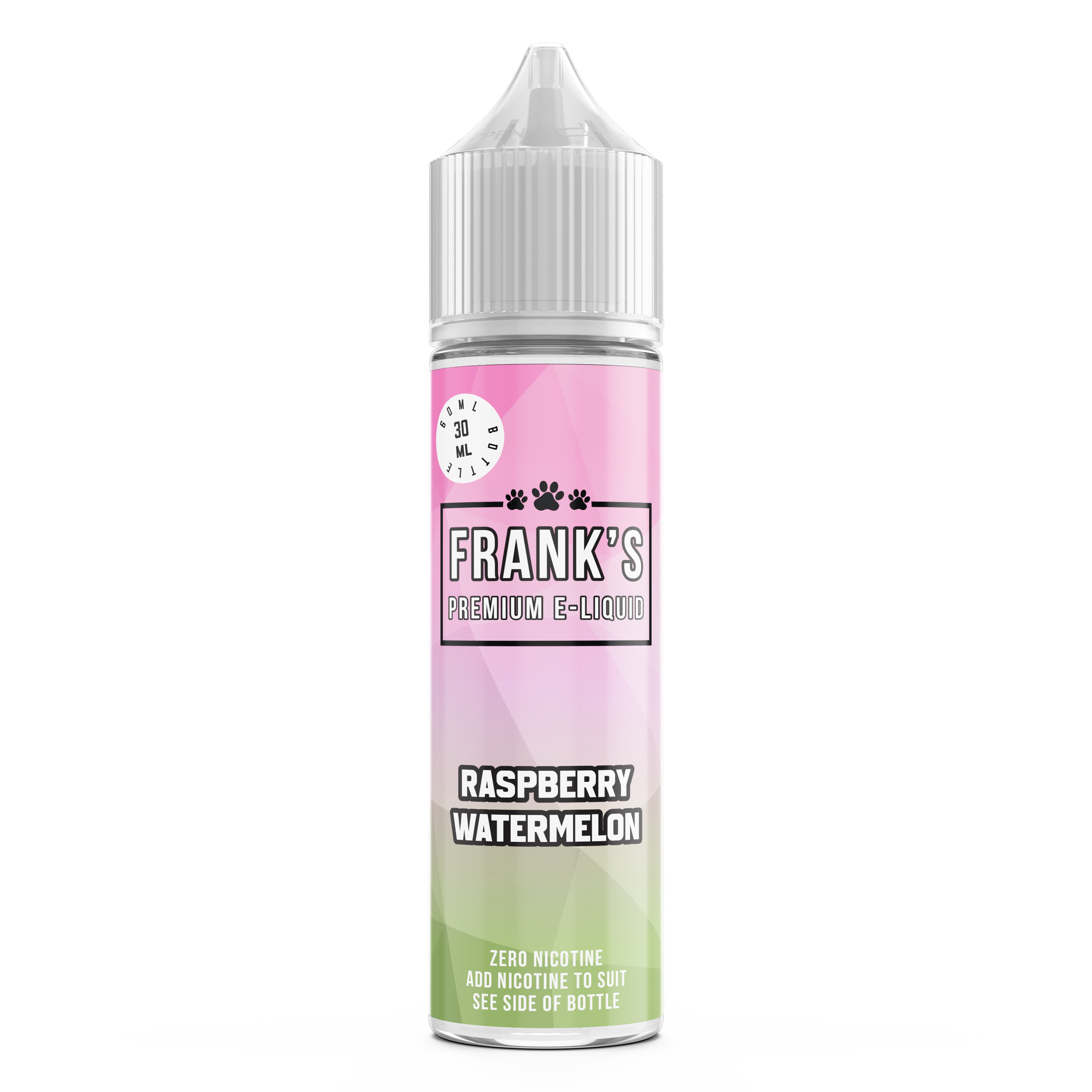 Frank's White Lid- Raspberry Watermelon - Longfill - 0 to 10mg