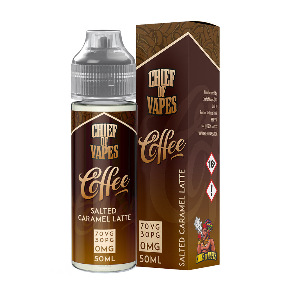 CHIEF OF VAPES - SALTED CARAMEL LATTE - 50ML