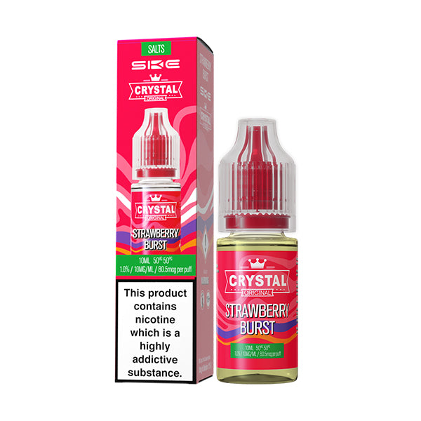 CRYSTAL SKE - STRAWBERRY BURST - NIC SALT 10MG