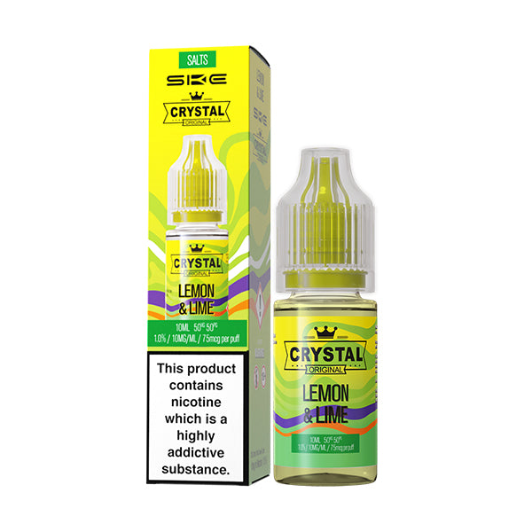 CRYSTAL SKE - LEMON & LIME - NIC SALT 10MG